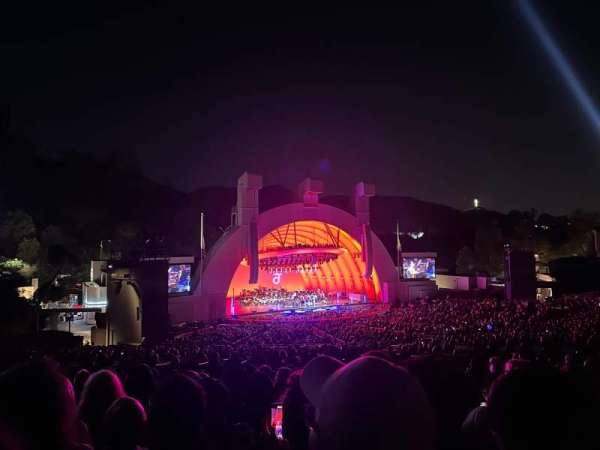 Hollywood Bowl, section: K2, row: 12, seat: 103