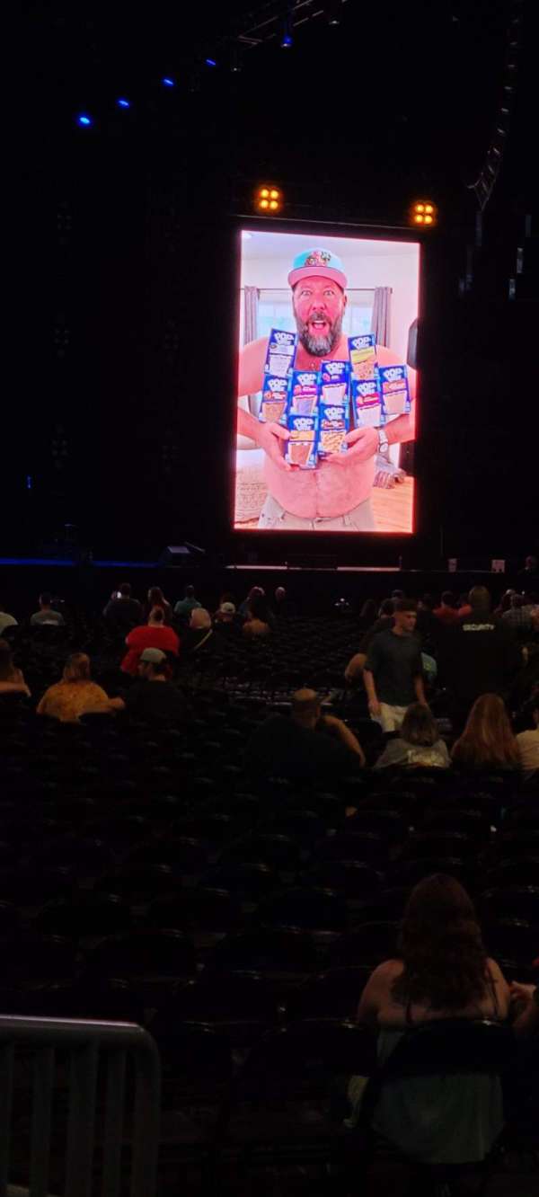 Spectrum Center, section: 102, row: E, seat: 1