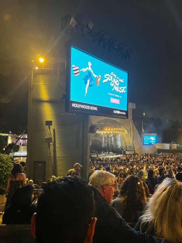Hollywood Bowl, section: K3, row: 10, seat: 37