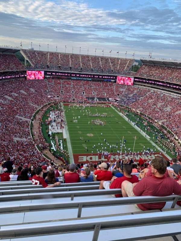 Bryant-Denny Stadium, section: SS-10, row: 30, seat: 17-18