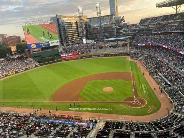 Truist Park, section: 430, row: 1, seat: 13