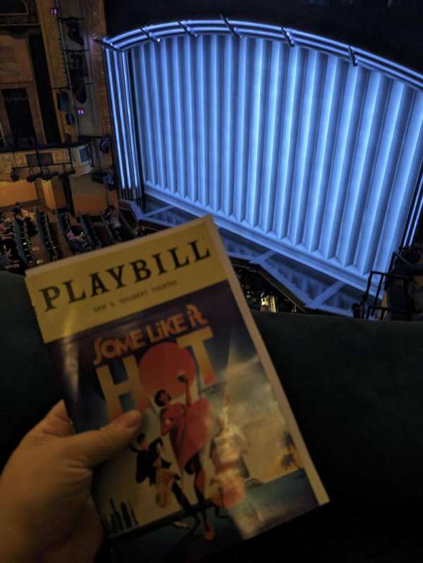 Shubert Theatre, section: Balcony R, row: A, seat: 22