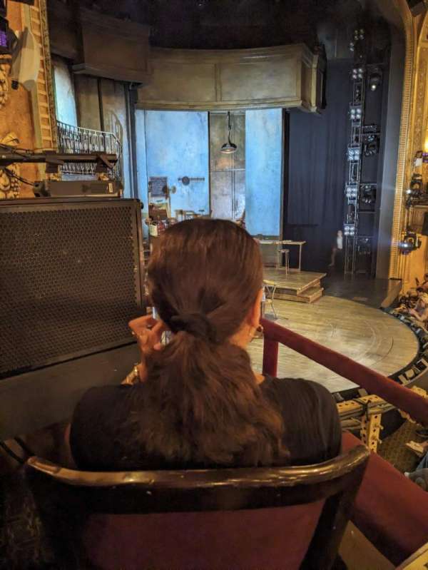 Walter Kerr Theatre, section: Box L, row: 1, seat: 4