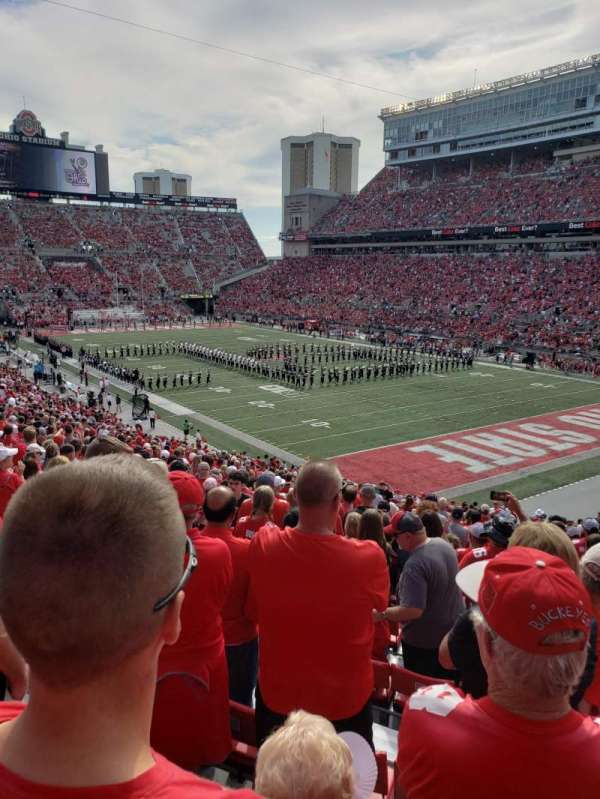 Ohio Stadium, section: 10A, row: 27, seat: 14