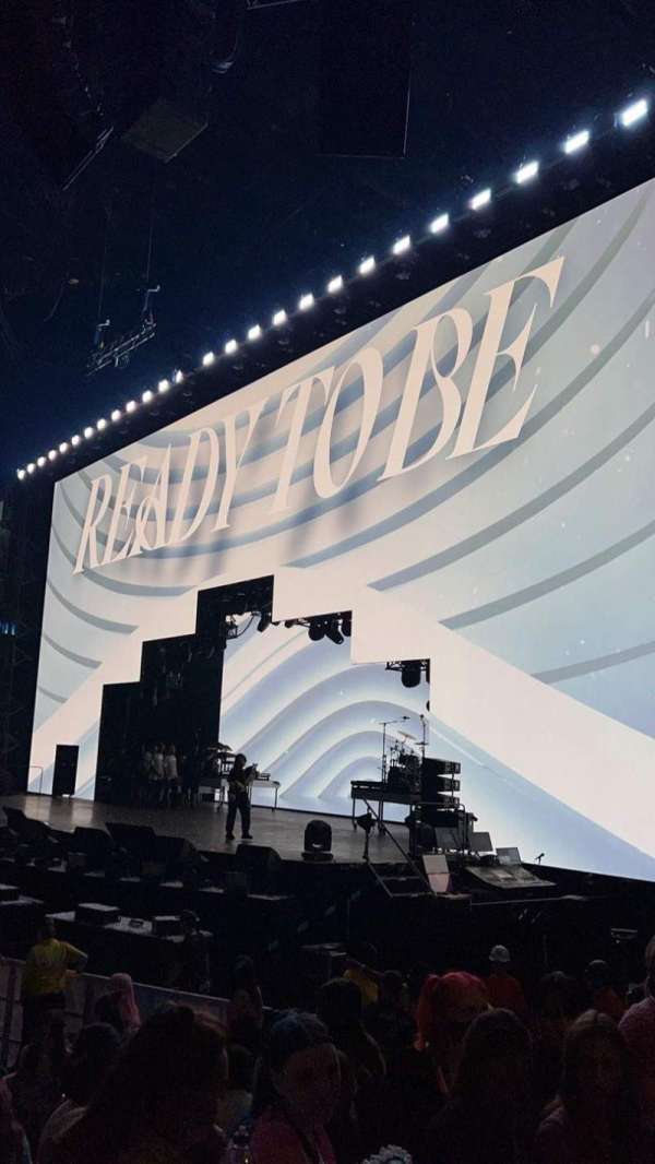 The O2, London, section: 112, row: F, seat: 374
