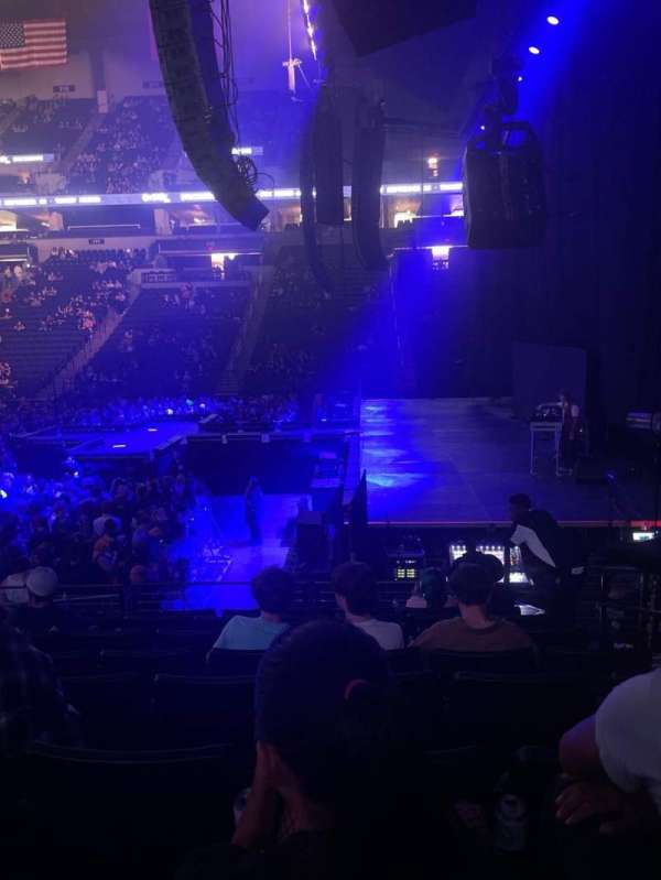Target Center, section: 129, row: H, seat: 3