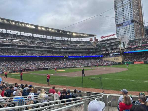 Target Field, section: 104, row: 10, seat: 14