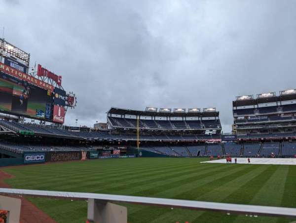 Nationals Park, section: 104, row: A, seat: 1