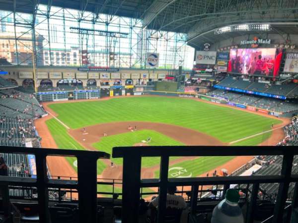 Daikin Park, section: 420, row: 1, seat: 12