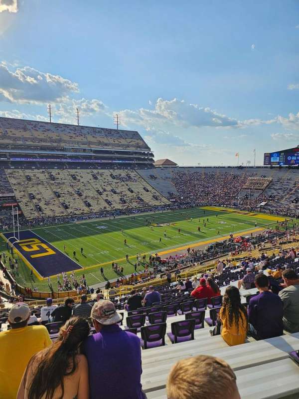 Tiger Stadium, section: 412, row: 39, seat: 14