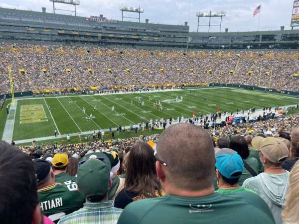 Lambeau Field, section: 127, row: 56, seat: 18