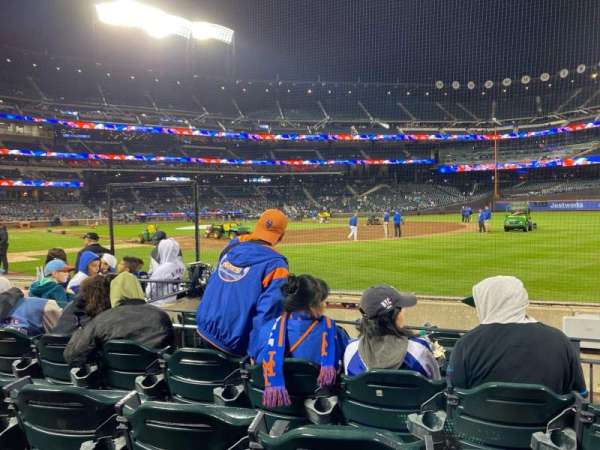 Citi Field, section: 109, row: 2, seat: 8