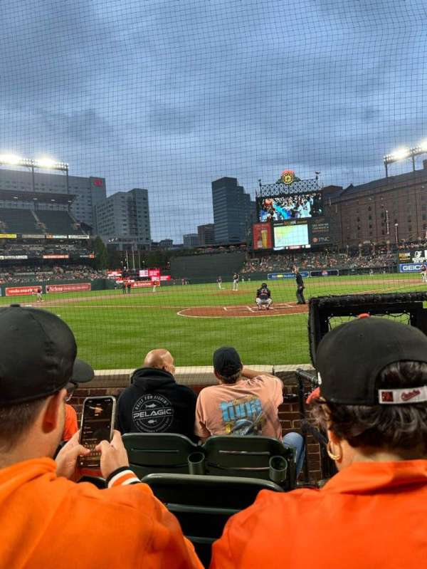 Oriole Park at Camden Yards, section: 38, row: 4, seat: 1