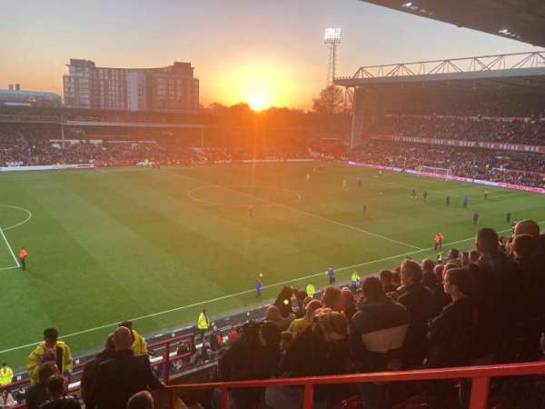 City Ground, section: P, row: 10, seat: 206