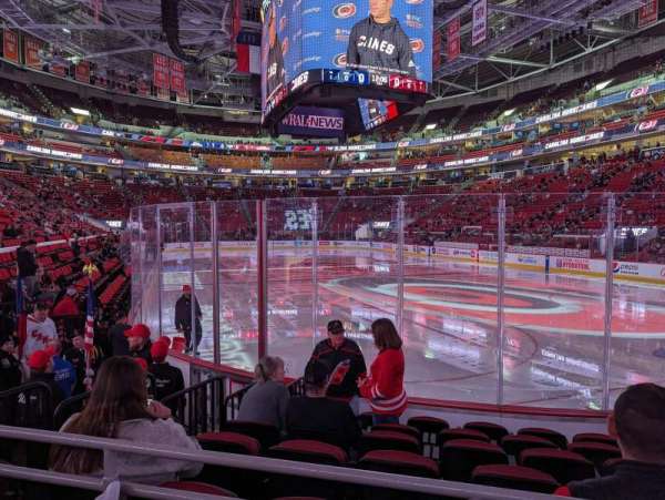 Lenovo Center, section: 114, row: D, seat: 3