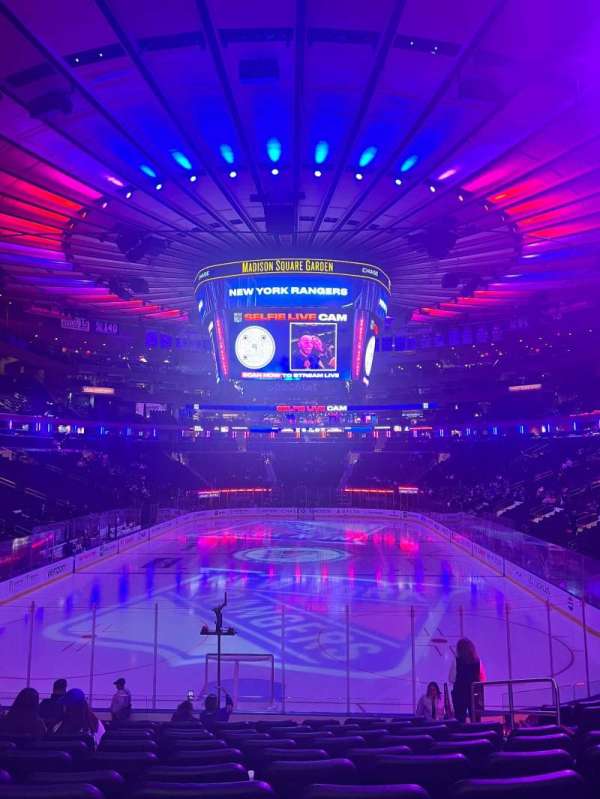 Madison Square Garden, section: 112, row: 15, seat: 16