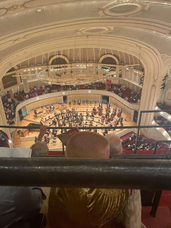 Orchestra Hall, Chicago, section: Gallery Left, row: C, seat: 5