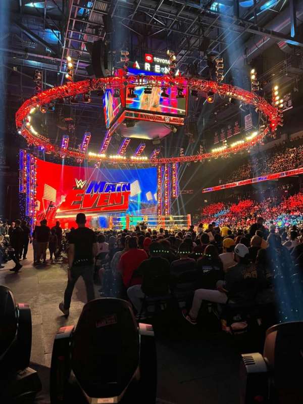 Toyota Arena, section: 112, row: A, seat: 6