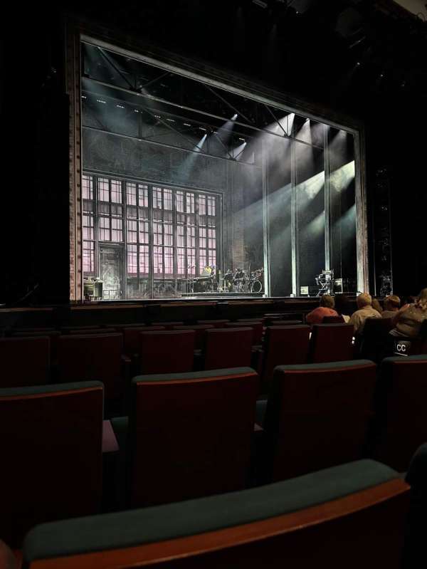 Belk theater, section: Orchestra Front L, row: D, seat: 203