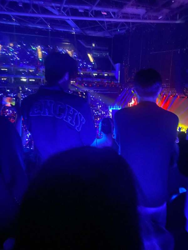 The O2, London, section: 111, row: B, seat: 23