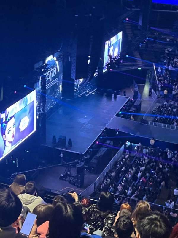 The O2, London, section: 402, row: J, seat: 497