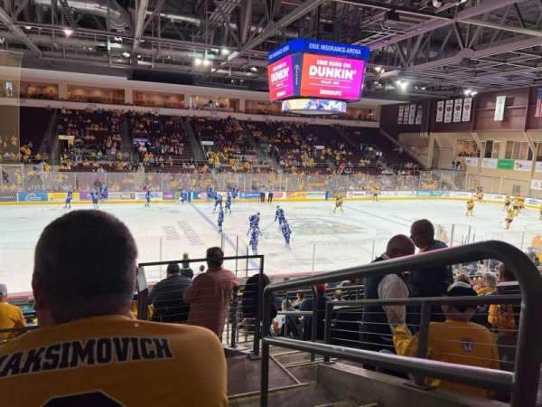 Erie Insurance Arena, section: 217, row: S, seat: 1