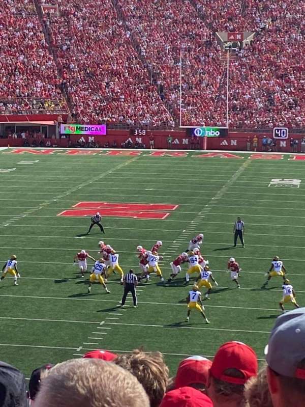 Memorial Stadium, Lincoln, section: 35, row: 42, seat: 16
