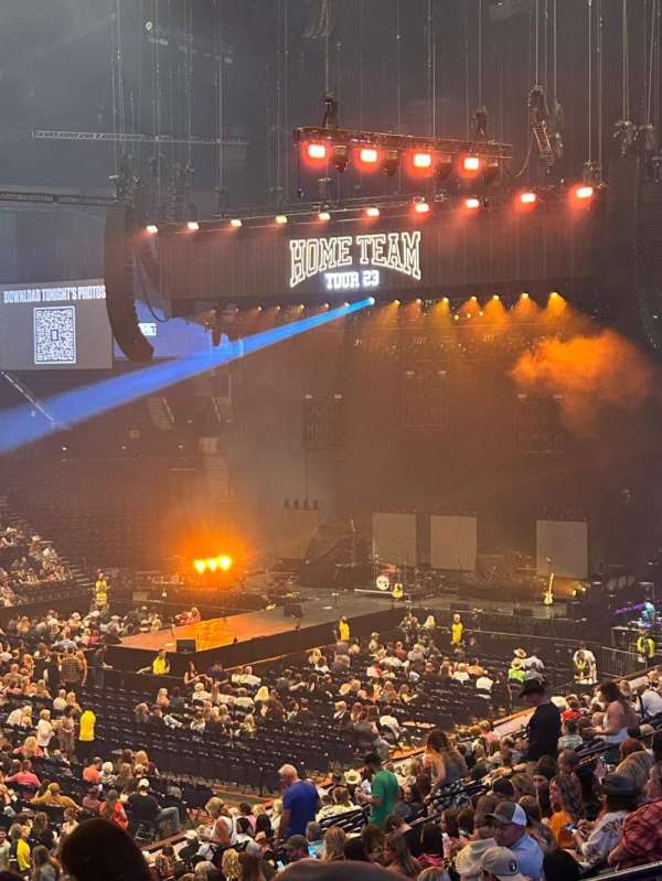 Bridgestone Arena, section: 103, row: N, seat: 3