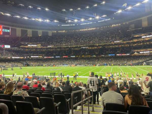 Caesars Superdome, section: 111, row: 20, seat: 24