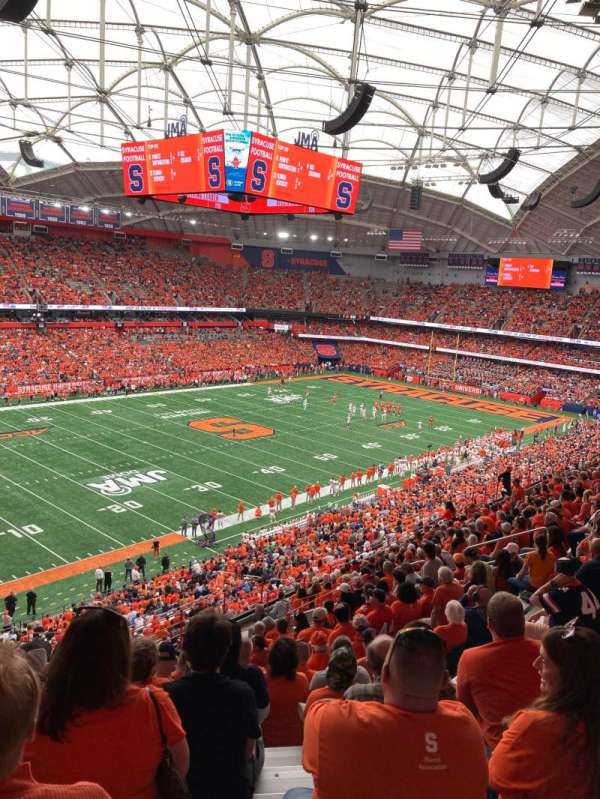 JMA Wireless Dome, section: 322, row: S, seat: 22