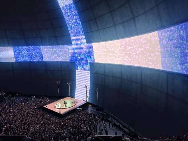 The Sphere, Vegas, section: 310, row: 1, seat: 12
