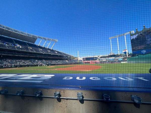 Kauffman Stadium, section: 138, row: B, seat: 7
