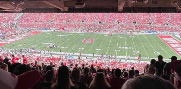 Ohio Stadium, section: 18B, row: 13, seat: 3, 4