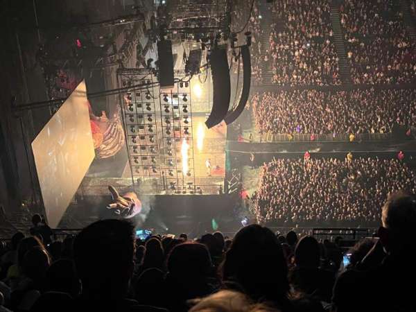 The O2, London, section: 402, row: Q, seat: 407