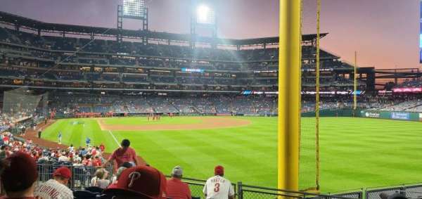 Citizens Bank Park, section: 107, row: 11, seat: 10