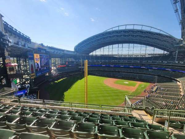American Family Field, section: 439, row: 13, seat: 1