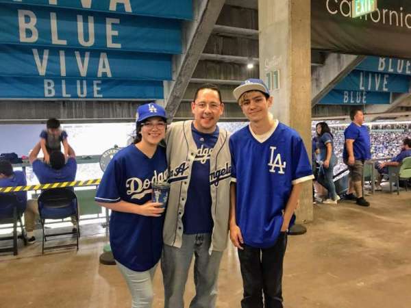 Dodger Stadium, section: 11, row: S, seat: 1-3