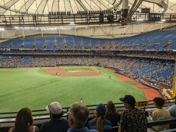 Tropicana Field, section: 349, row: D, seat: 6