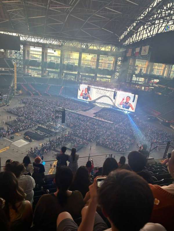 Globe Life Field, section: 316, row: 8, seat: 2