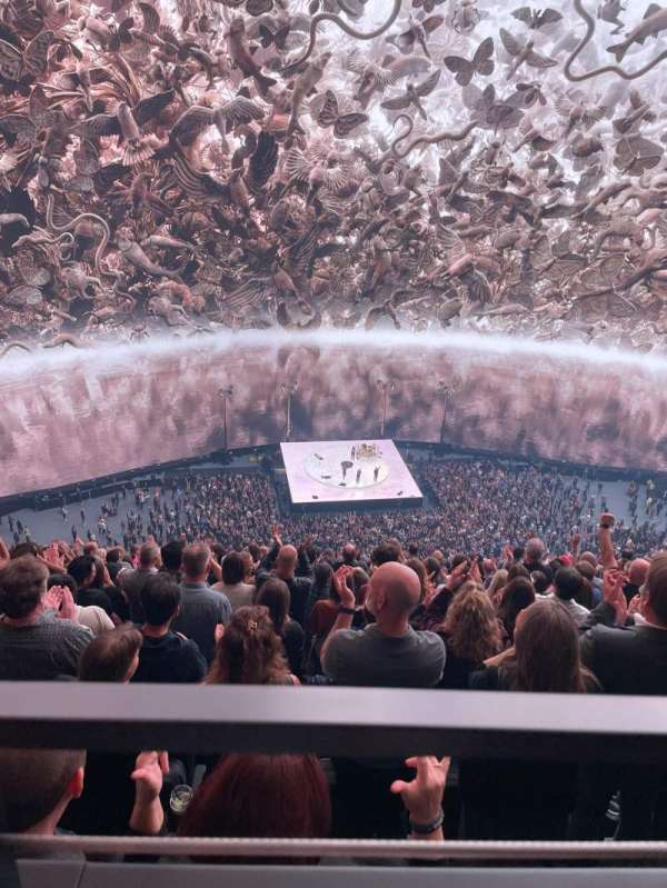 The Sphere, Vegas, section: 400, row: 1, seat: 12