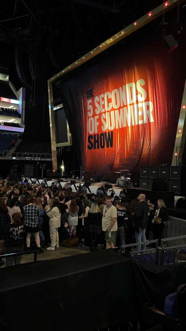 The O2, London, section: 112, row: E, seat: 378