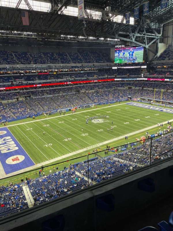 Lucas Oil Stadium, section: 545, row: 2