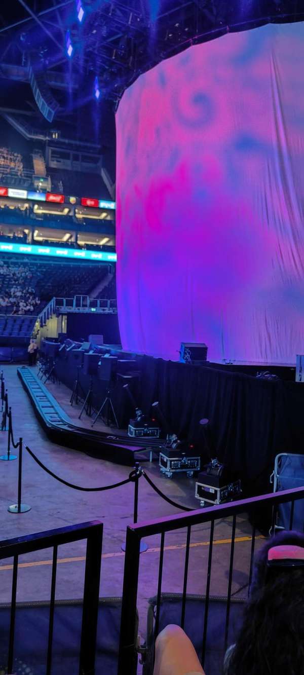 The O2, London, section: 112, row: D, seat: 386