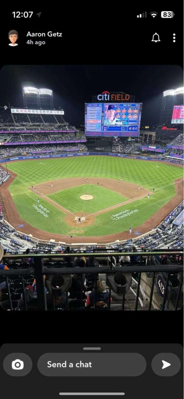 Citi Field, section: 513, row: 2, seat: 7