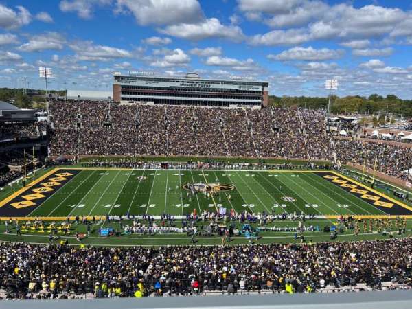 Faurot Field, section: 307, row: 1, seat: 15