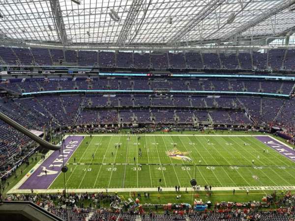 U.S. Bank Stadium, section: 313, row: 2, seat: 18