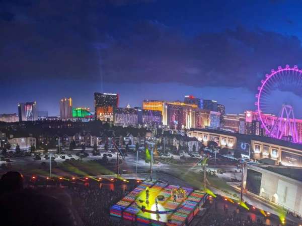 The Sphere, Vegas, section: 308, row: 13, seat: 14