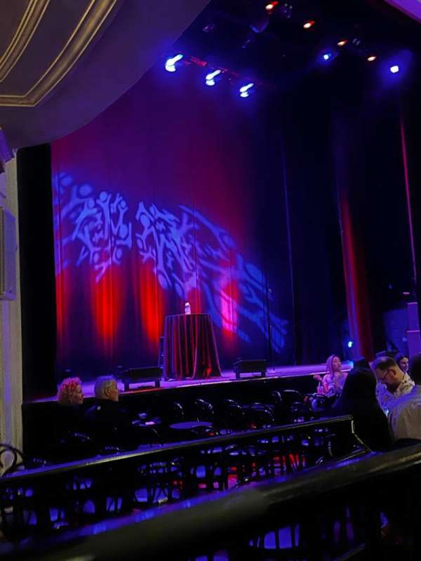Wilbur Theatre, section: E, row: 1, seat: 6