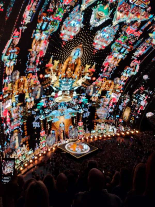 The Sphere, Vegas, section: 302, row: 18, seat: 12