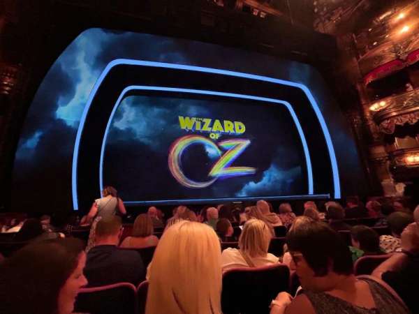 The London Palladium, section: Stalls, row: G, seat: 25